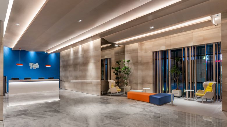 <b>Holiday Inn Exp Linyi North New District Lobby</b>. Images powered by <a href="https://www.leonardoworldwide.com/" title="Leonardo Worldwide" target="_blank">Leonardo</a>.