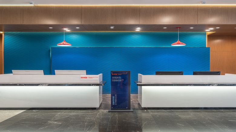 <b>Holiday Inn Express High Tech Zone Lobby</b>. Images powered by <a href="https://www.leonardoworldwide.com/" title="Leonardo Worldwide" target="_blank">Leonardo</a>.