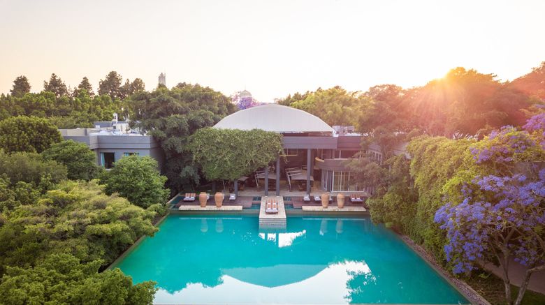 Saxon Hotel Exterior. Images powered by <a href=https://www.travelweekly.com/Hotels/Johannesburg/
