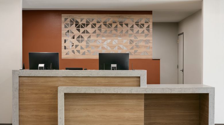 <b>Candlewood Suites Fayetteville Lobby</b>. Images powered by <a href="https://www.leonardoworldwide.com/" title="Leonardo Worldwide" target="_blank">Leonardo</a>.