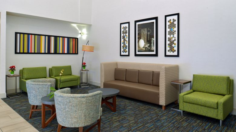 <b>Holiday Inn Express Lobby</b>. Images powered by <a href="https://www.leonardoworldwide.com/" title="Leonardo Worldwide" target="_blank">Leonardo</a>.