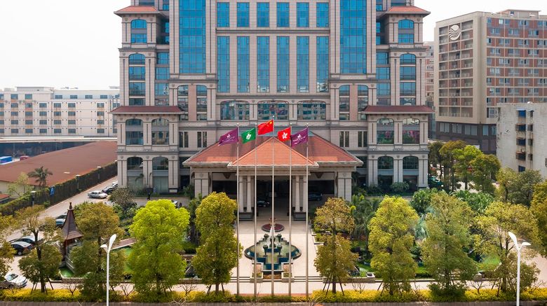 <b>Marco Polo Jinjiang Exterior</b>. Images powered by <a href="https://www.leonardoworldwide.com/" title="Leonardo Worldwide" target="_blank">Leonardo</a>.
