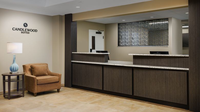 <b>Candlewood Suites Lake Buena Vista Lobby</b>. Images powered by <a href="https://www.leonardoworldwide.com/" title="Leonardo Worldwide" target="_blank">Leonardo</a>.