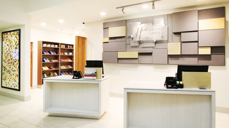 <b>Holiday Inn Express & Suites Magnolia Lobby</b>. Images powered by <a href="https://www.leonardoworldwide.com/" title="Leonardo Worldwide" target="_blank">Leonardo</a>.