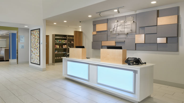 <b>Holiday Inn Express & Suites Magnolia Lobby</b>. Images powered by <a href="https://www.leonardoworldwide.com/" title="Leonardo Worldwide" target="_blank">Leonardo</a>.