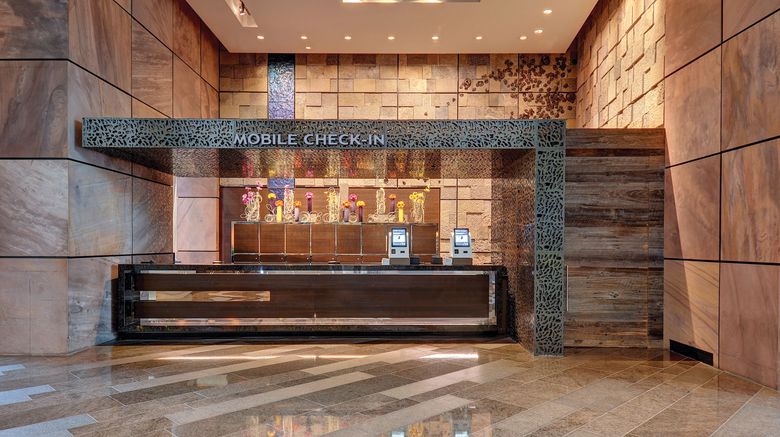 <b>MGM Aria Resort & Casino Lobby</b>. Images powered by <a href="https://www.leonardoworldwide.com/" title="Leonardo Worldwide" target="_blank">Leonardo</a>.