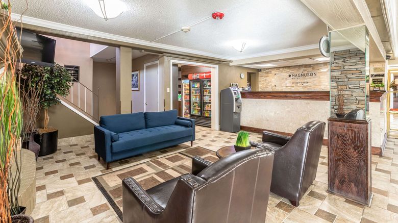 <b>Magnuson Hotel Detroit Airport Lobby</b>. Images powered by <a href="https://www.leonardoworldwide.com/" title="Leonardo Worldwide" target="_blank">Leonardo</a>.