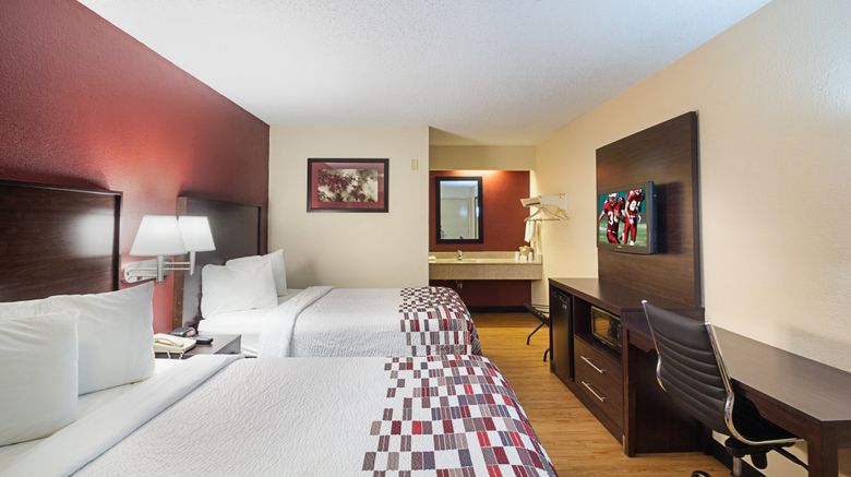<b>Red Roof Inn Dayton-Fairborn/Nutter Ctr Room</b>. Images powered by <a href="https://www.leonardoworldwide.com/" title="Leonardo Worldwide" target="_blank">Leonardo</a>.