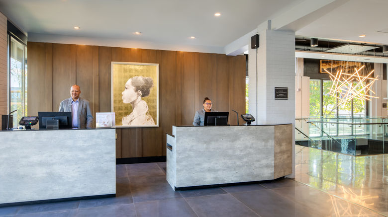 <b>Hotel Indigo Chattanooga Downtown Lobby</b>. Images powered by <a href="https://www.leonardoworldwide.com/" title="Leonardo Worldwide" target="_blank">Leonardo</a>.