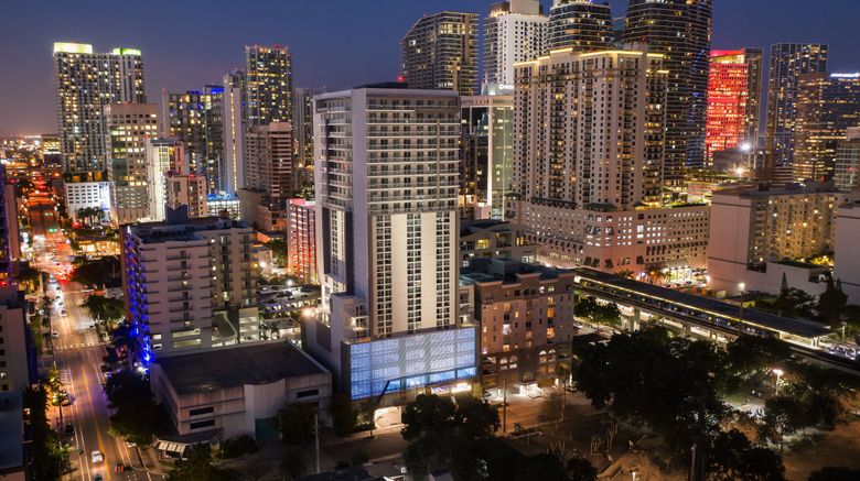 Hotel Indigo Miami Brickell Exterior. Images powered by <a href="https://www.leonardoworldwide.com" target="_blank" rel="noopener">Leonardo</a>.
