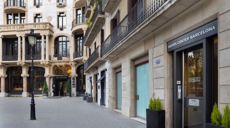 <b>Suites Center Barcelona Exterior</b>. Images powered by <a href="https://www.leonardoworldwide.com/" title="Leonardo Worldwide" target="_blank">Leonardo</a>.