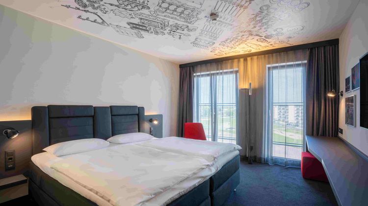 V8 Hotel Koln at MOTORWORLD Room