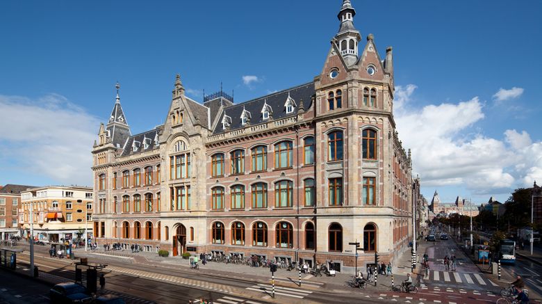 Conservatorium Hotel Amsterdam Exterior. Images powered by <a href=https://www.travelweekly.com/Hotels/Amsterdam/