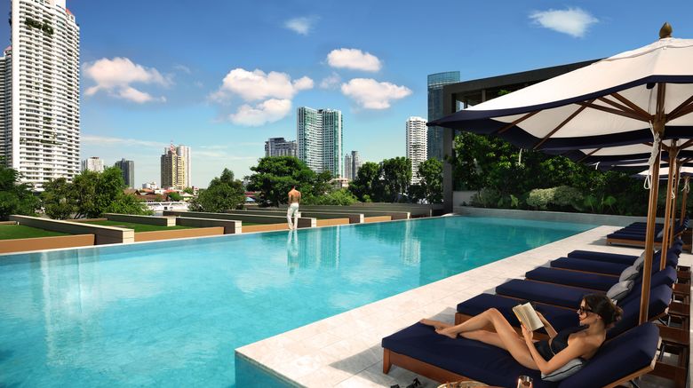<b>Capella Bangkok Pool</b>. Images powered by <a href=https://www.travelagewest.com/Hotels/Bangkok/