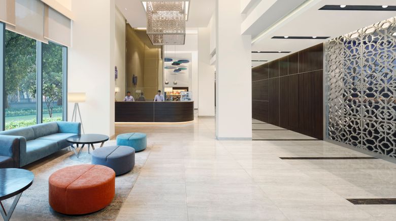 <b>Holiday Inn Express Kolkata Airport Lobby</b>. Images powered by <a href="https://www.leonardoworldwide.com/" title="Leonardo Worldwide" target="_blank">Leonardo</a>.