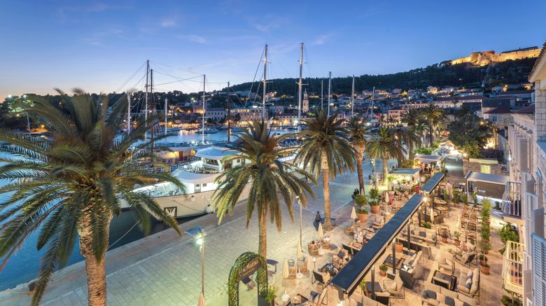 Riva, Hvar Yacht Harbour Hotel Exterior. Images powered by <a href="https://www.leonardoworldwide.com" target="_blank" rel="noopener">Leonardo</a>.