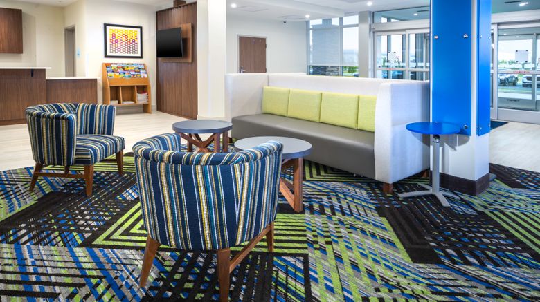 <b>Holiday Inn Express & Suites Airport Lobby</b>. Images powered by <a href="https://www.leonardoworldwide.com/" title="Leonardo Worldwide" target="_blank">Leonardo</a>.