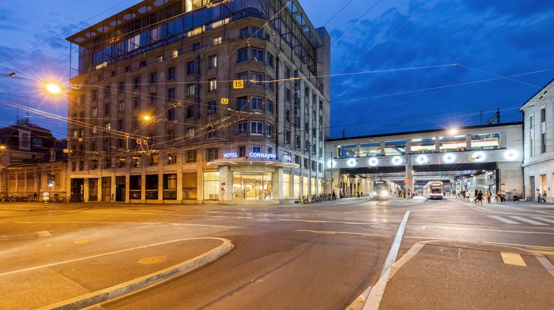 <b>Hotel Cornavin Exterior</b>. Images powered by <a href="https://www.leonardoworldwide.com/" title="Leonardo Worldwide" target="_blank">Leonardo</a>.