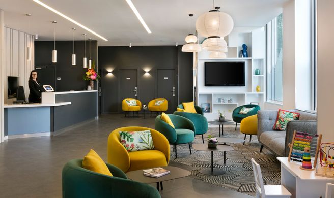 Citadines Place d'Italie Paris Lobby