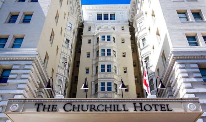 Churchill Hotel near Embassy Row Exterior