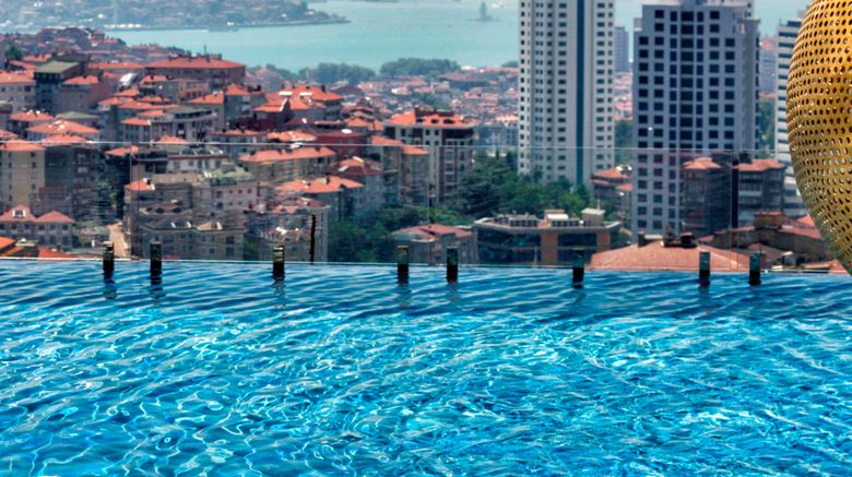 <b>Fairmont Quasar Istanbul Pool</b>. Images powered by <a href=https://www.travelagewest.com/Hotels/Istanbul/