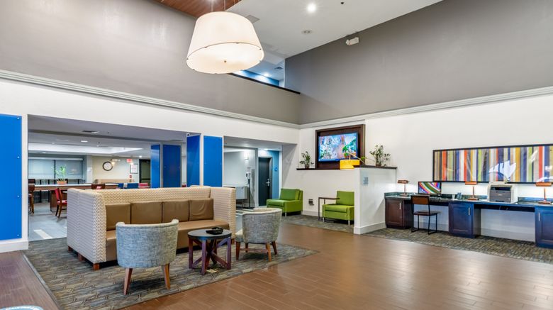 <b>Holiday Inn Express Harlingen Lobby</b>. Images powered by <a href="https://www.leonardoworldwide.com/" title="Leonardo Worldwide" target="_blank">Leonardo</a>.