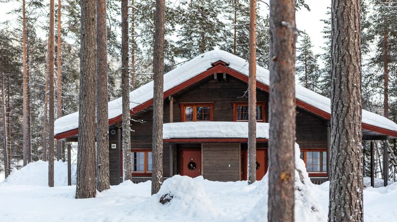 Lapland Hotel Bears Lodge Exterior. Images powered by <a href="https://www.leonardoworldwide.com" target="_blank" rel="noopener">Leonardo</a>.