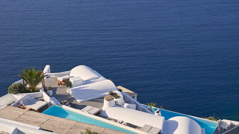 <b>Katikies The Hotel Exterior</b>. Images powered by <a href="https://www.leonardoworldwide.com/" title="Leonardo Worldwide" target="_blank">Leonardo</a>.