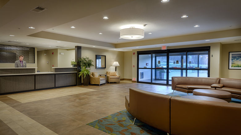 <b>Candlewood Suites Lakeville I-35 Lobby</b>. Images powered by <a href="https://www.leonardoworldwide.com/" title="Leonardo Worldwide" target="_blank">Leonardo</a>.