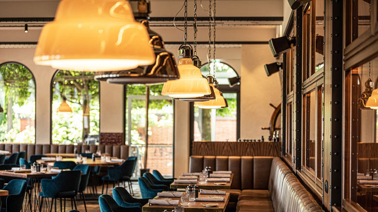 <b>Hotel Hafen Hamburg Restaurant</b>. Images powered by <a href="https://www.leonardoworldwide.com/" title="Leonardo Worldwide" target="_blank">Leonardo</a>.