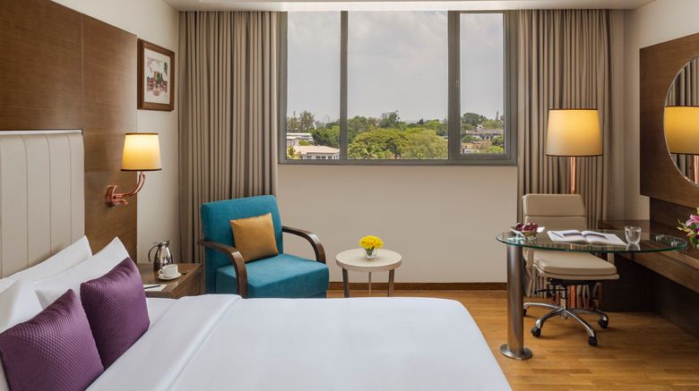 <b>Vivanta Thiruvananthapuram Room</b>. Images powered by <a href="https://www.leonardoworldwide.com/" title="Leonardo Worldwide" target="_blank">Leonardo</a>.
