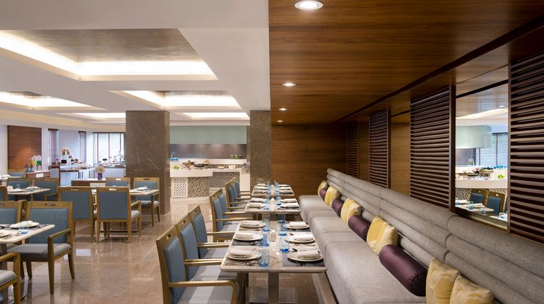 <b>Vivanta Thiruvananthapuram Restaurant</b>. Images powered by <a href="https://www.leonardoworldwide.com/" title="Leonardo Worldwide" target="_blank">Leonardo</a>.