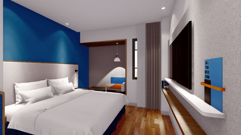 <b>Holiday Inn Express Shanghai Pudong Arpt Room</b>. Images powered by <a href="https://www.leonardoworldwide.com/" title="Leonardo Worldwide" target="_blank">Leonardo</a>.