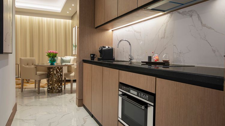 Al Jaddaf Rotana Suite Hotel Room