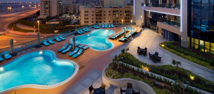 Radisson Blu Hotel, Dubai Barsha Heights Exterior