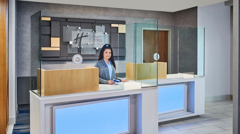 <b>Holiday Inn Express & Suites Lakeshore Lobby</b>. Images powered by <a href="https://www.leonardoworldwide.com/" title="Leonardo Worldwide" target="_blank">Leonardo</a>.