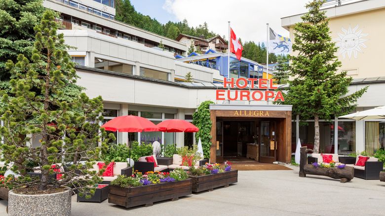 Hotel Europa St Moritz Exterior. Images powered by <a href="https://www.leonardoworldwide.com" target="_blank" rel="noopener">Leonardo</a>.