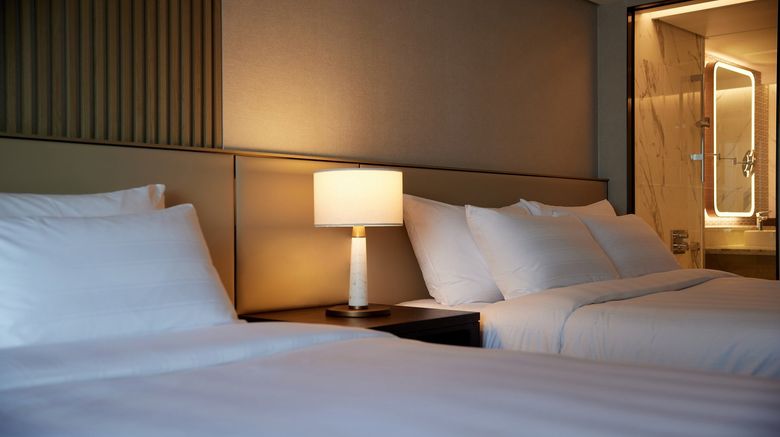 <b>Lotte Hotel World Exterior</b>. Images powered by <a href="https://www.leonardoworldwide.com/" title="Leonardo Worldwide" target="_blank">Leonardo</a>.