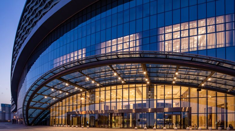 InterContinental Wuhan Exterior. Images powered by <a href="https://www.leonardoworldwide.com" target="_blank" rel="noopener">Leonardo</a>.