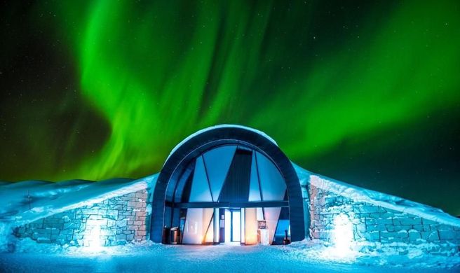 Ice Hotel Exterior