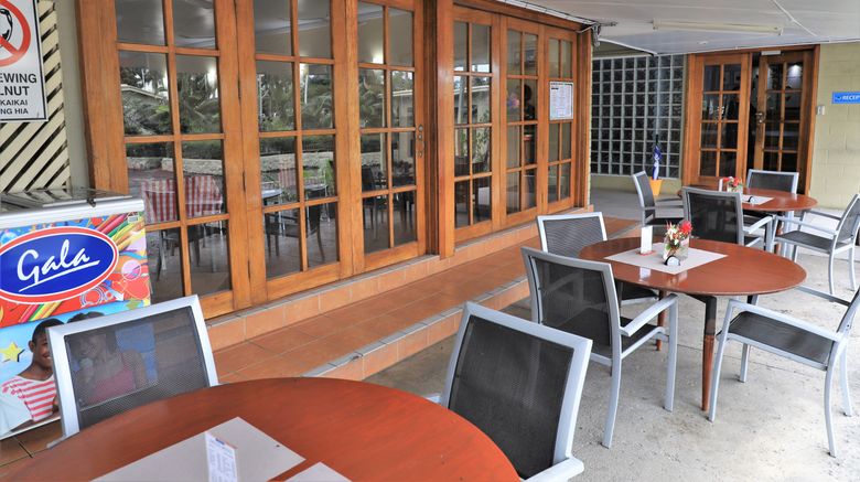 <b>Huon Gulf Hotel & Apartments Restaurant</b>. Images powered by <a href="https://www.leonardoworldwide.com/" title="Leonardo Worldwide" target="_blank">Leonardo</a>.