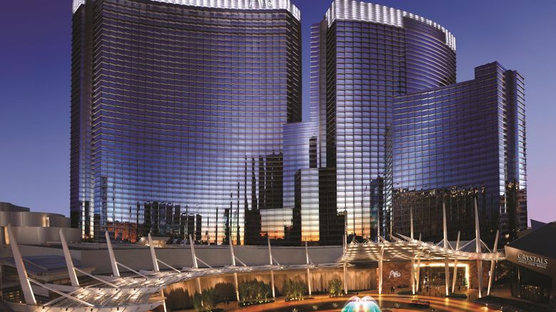 <b>MGM Aria Resort & Casino Exterior</b>. Images powered by <a href="https://www.leonardoworldwide.com/" title="Leonardo Worldwide" target="_blank">Leonardo</a>.