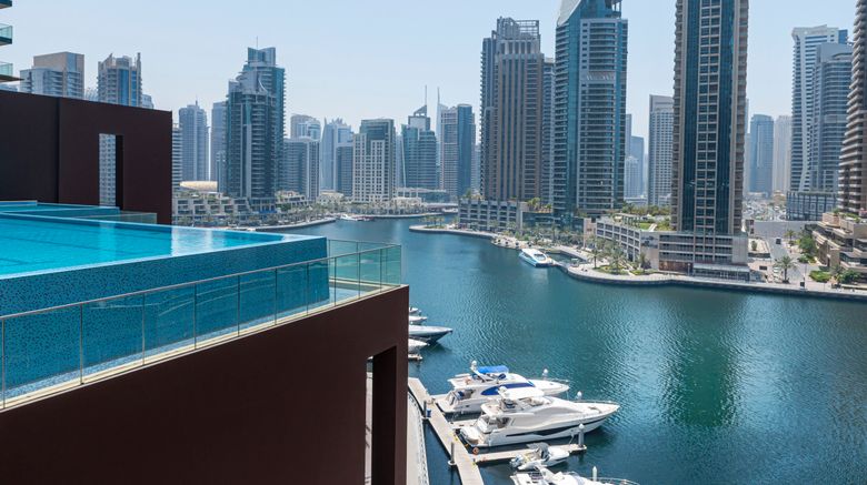 <b>Jumeirah Living Marina Gate Exterior</b>. Images powered by <a href="https://www.leonardoworldwide.com/" title="Leonardo Worldwide" target="_blank">Leonardo</a>.