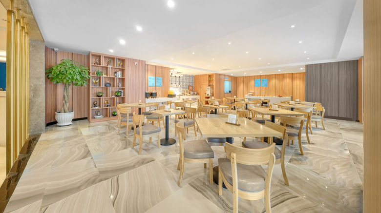 <b>Holiday Inn Express Songbei New District Restaurant</b>. Images powered by <a href="https://www.leonardoworldwide.com/" title="Leonardo Worldwide" target="_blank">Leonardo</a>.