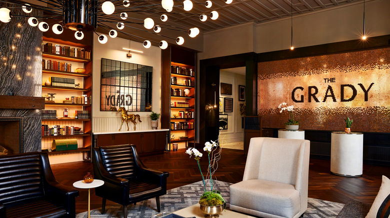 <b>The Grady Hotel Lobby</b>. Images powered by <a href="https://www.leonardoworldwide.com/" title="Leonardo Worldwide" target="_blank">Leonardo</a>.