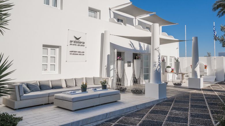 <b>Aressana Spa Hotel and Suites Exterior</b>. Images powered by <a href="https://www.leonardoworldwide.com/" title="Leonardo Worldwide" target="_blank">Leonardo</a>.