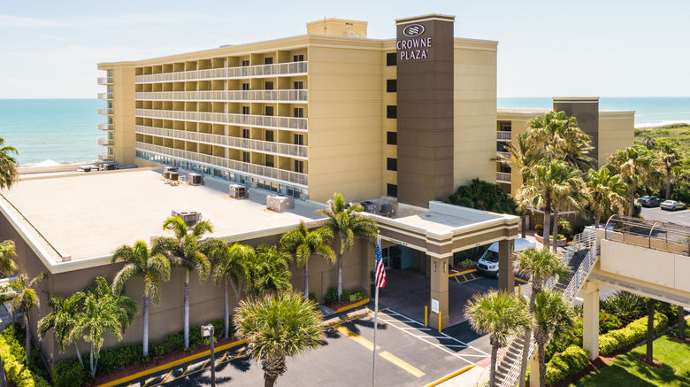 Crowne Plaza Melbourne Oceanfront Hotel Exterior. Images powered by <a href="https://www.leonardoworldwide.com" target="_blank" rel="noopener">Leonardo</a>.