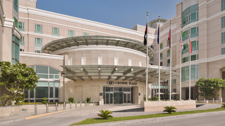 <b>Crowne Plaza Dubai Jumeirah Exterior</b>. Images powered by <a href="https://www.leonardoworldwide.com/" title="Leonardo Worldwide" target="_blank">Leonardo</a>.