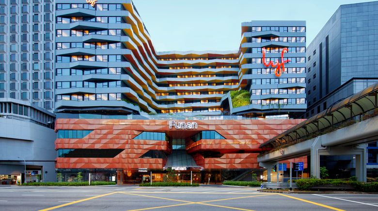 <b>lyf Funan Singapore Exterior</b>. Images powered by <a href="https://www.leonardoworldwide.com/" title="Leonardo Worldwide" target="_blank">Leonardo</a>.