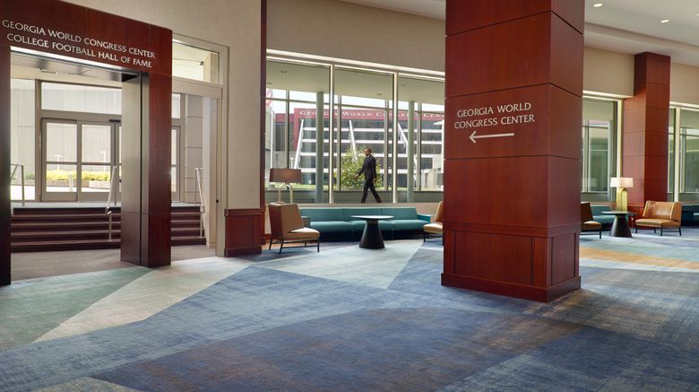 <b>Omni Atlanta Hotel at Centennial Park Lobby</b>. Images powered by <a href="https://www.leonardoworldwide.com/" title="Leonardo Worldwide" target="_blank">Leonardo</a>.